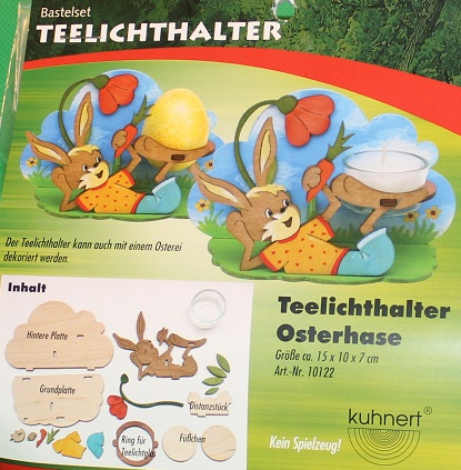 Teelichthalter Osterhase