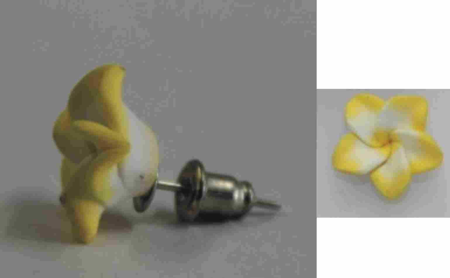 ohrstecker-gelb Blüten Ohrstecker gelb