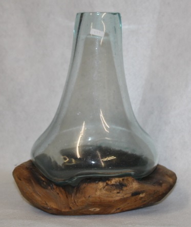 Vase-61 Liqva Teakholzwurzel als Vase 3