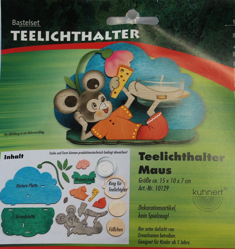 teelichthalter-maus Teelichthalter Maus