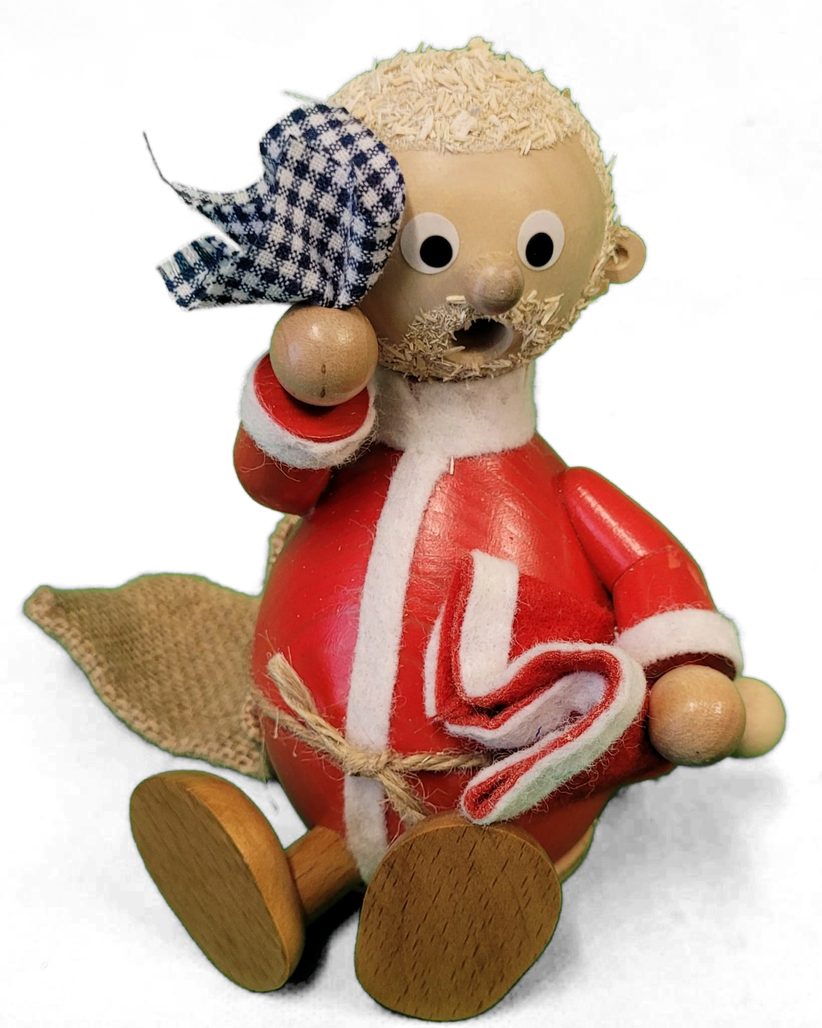 W-mann-sitztend Oederaner Weihnachtsmann sitzend