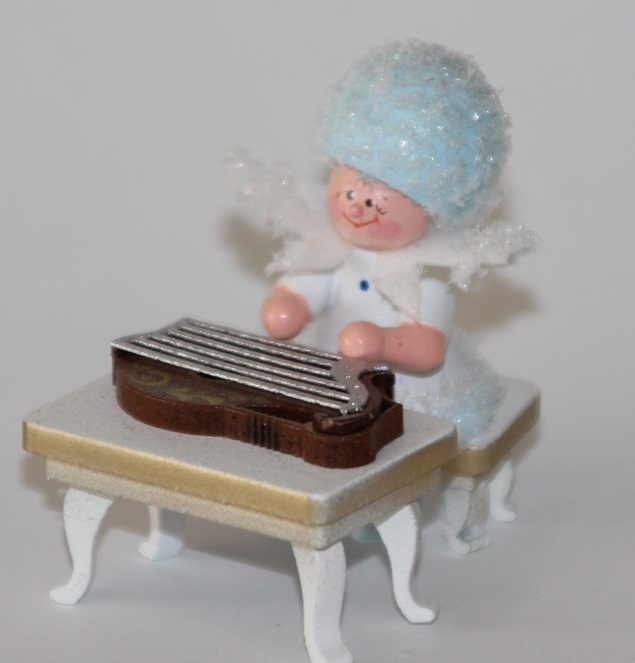Zither Schneeflöckchen mit Zither