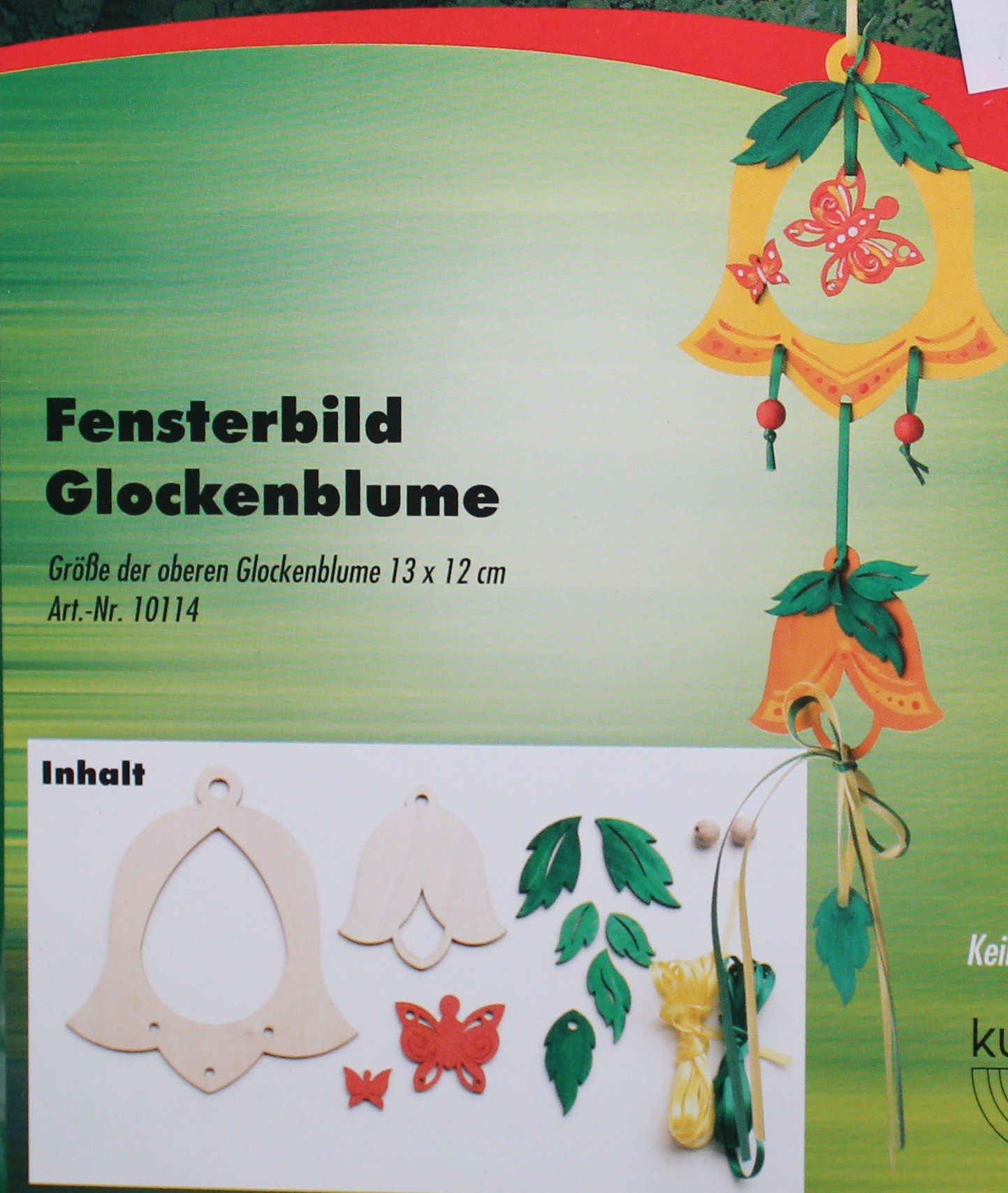 fensterbild-glocke Fensterbild Glockenblume