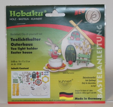 Teelichhalter-Osterhaus Teelichthalter Osterhaus