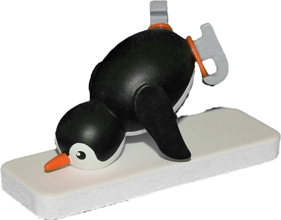 Pinguin Eiskunstläufer