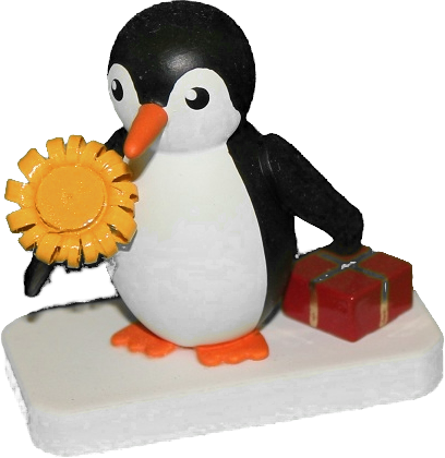 Pinguin Gratulant